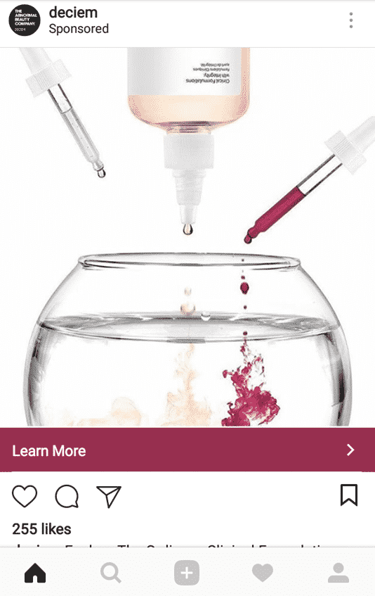 Instagram sponsored ads