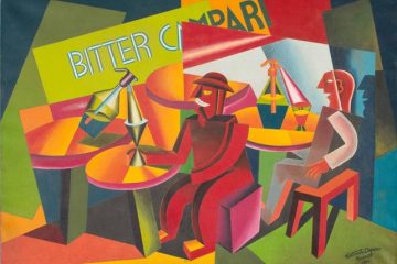 Grafica della Pubblicità del campari realizzata da Depero