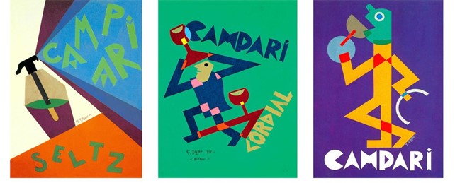 grafica della pubblicità del campari realizzata dal futurista Depero